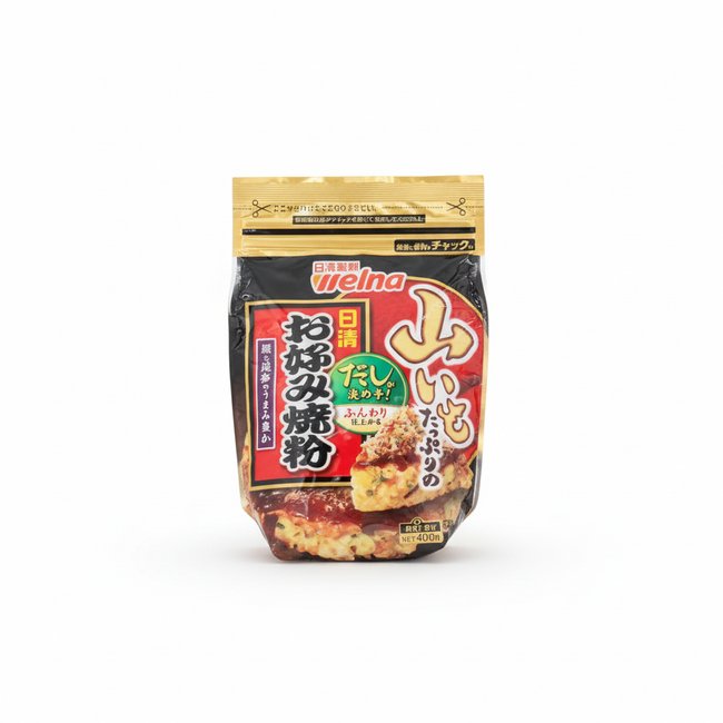 Okonomiyakiko with Yam (Japanese Savoury Pancake Flour with Japanese Yam)