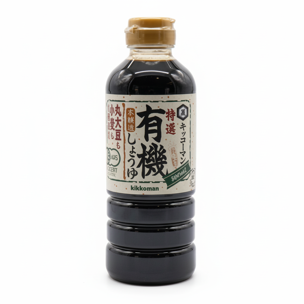 Organic soy sauce 500ml Kikkoman