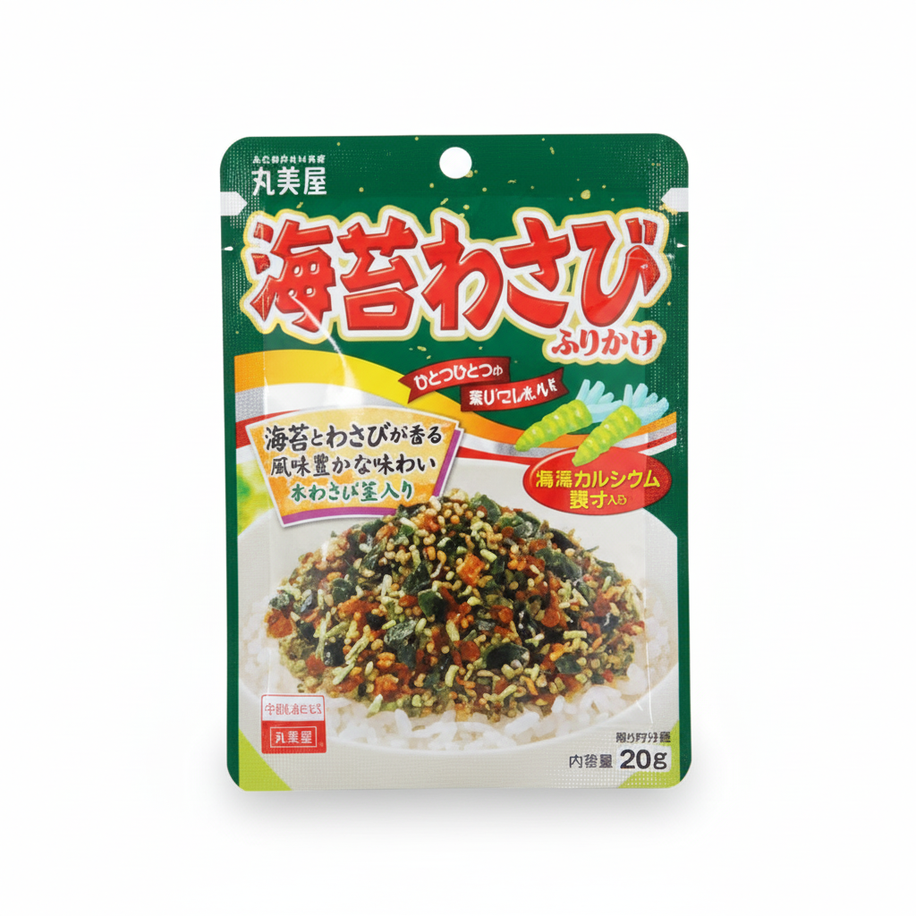 Nori Wasabi Furikake (Rice Seasoning with Nori Seaweed & Wasabi)