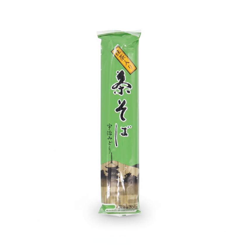 Chasoba Uji Midori (Buckwheat Noodles with Green Tea)