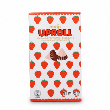 明治　アポロ(Uproll) いちごチョコ