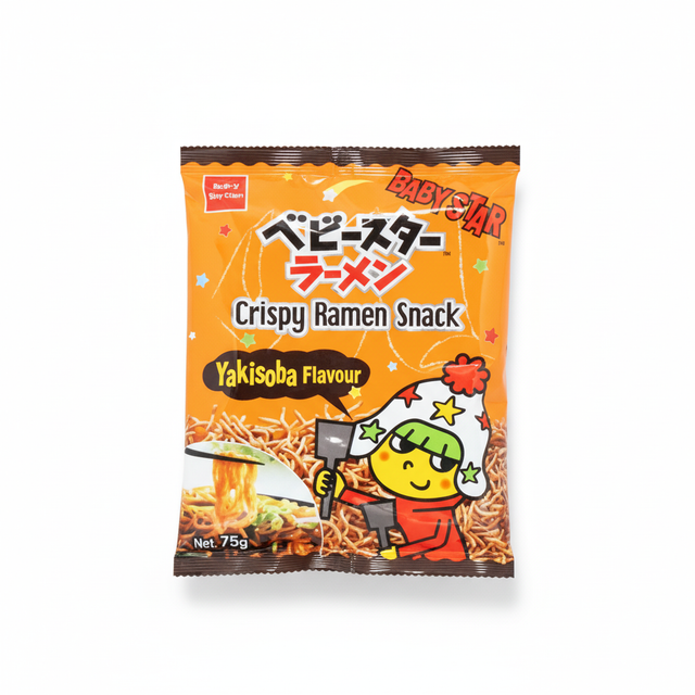 Baby Star Crispy Ramen snack Yakisoba