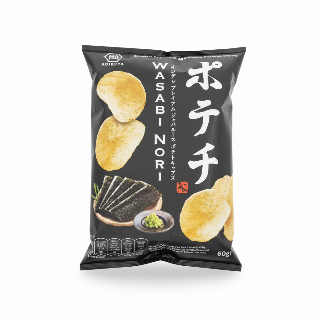 Koikeya Potato chips wasabi nori
