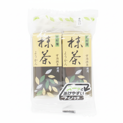 Mini Yokan Matcha (Sweet Azuki Bean Jelly with Matcha Flavor)