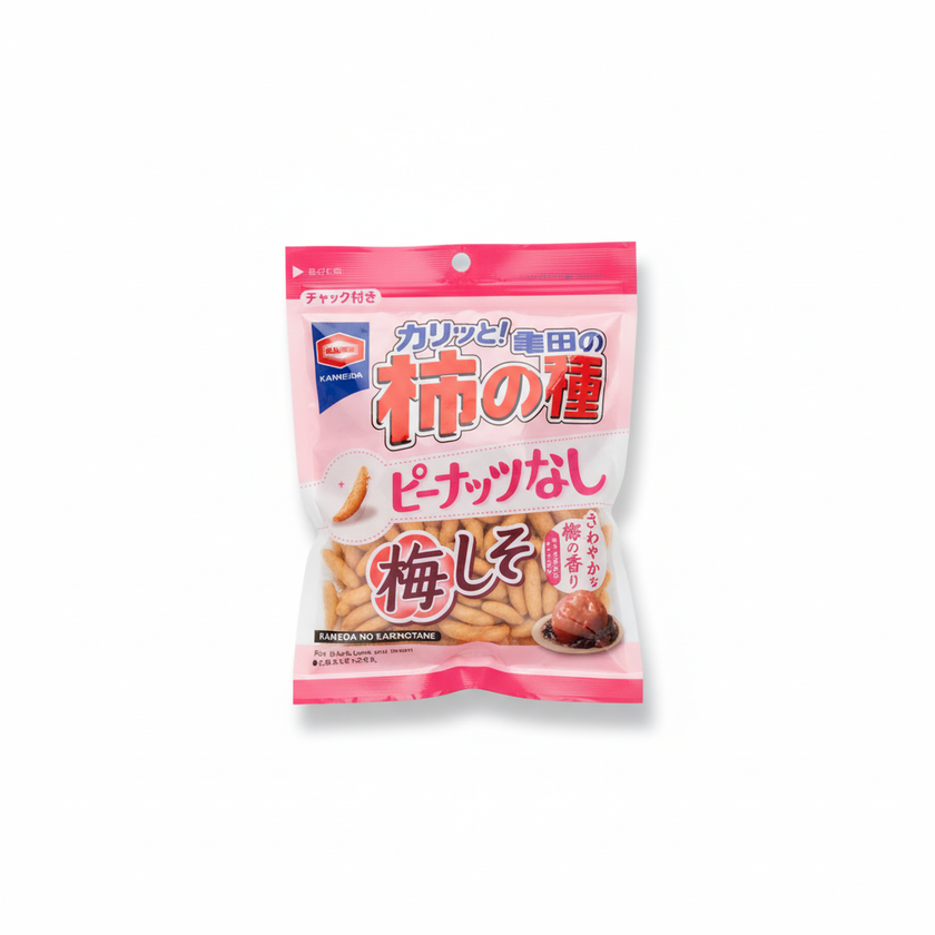 Kameda No Kaki No Tane Peanut Nashi Ume Shiso (Pickled Plum Flavored Rice Crackers without Peanuts)