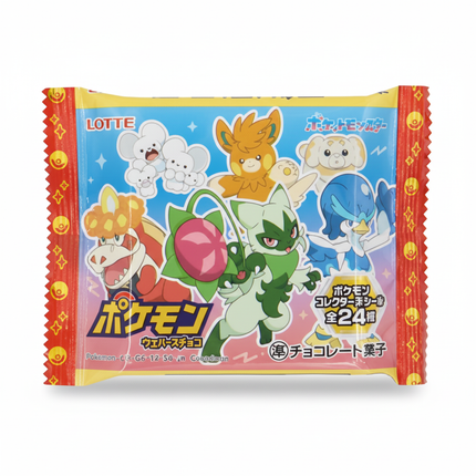 Pokemon Wafer Choco (Chocolate & Penuts Sandwiched by Wafers with Pokemon Sticker)
