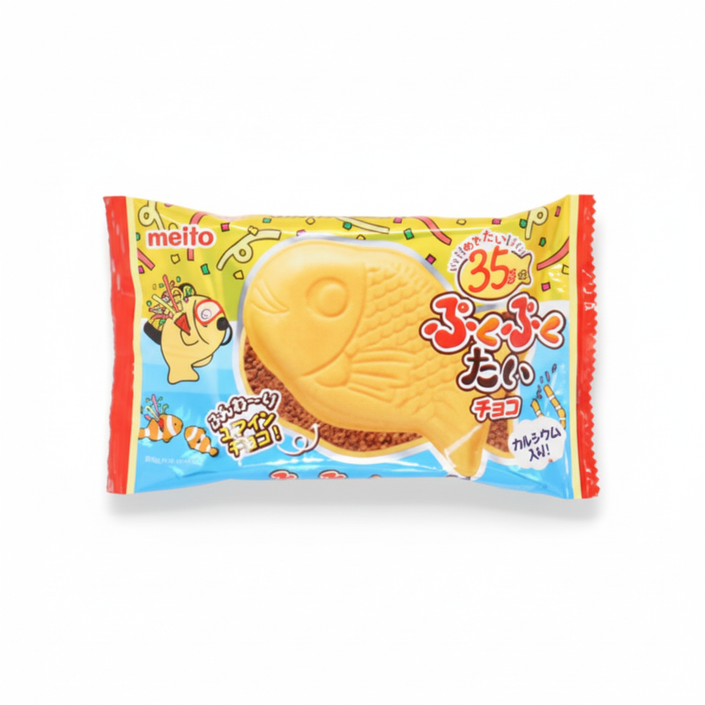 Puku Puku Tai Air In Choco (Chocolate Sandwiched by Red Snapper Shaped Crispy Wafers)