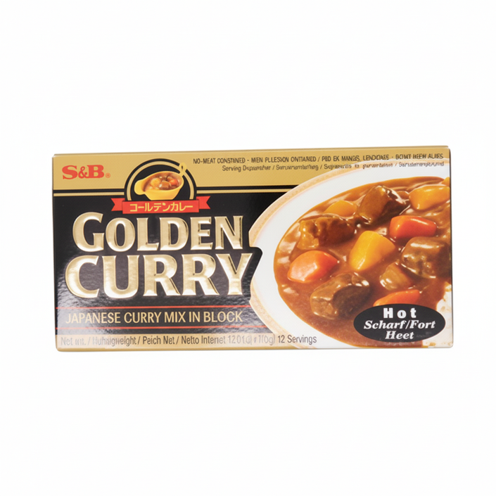 S&B ゴールデンカレールー 辛口 220g