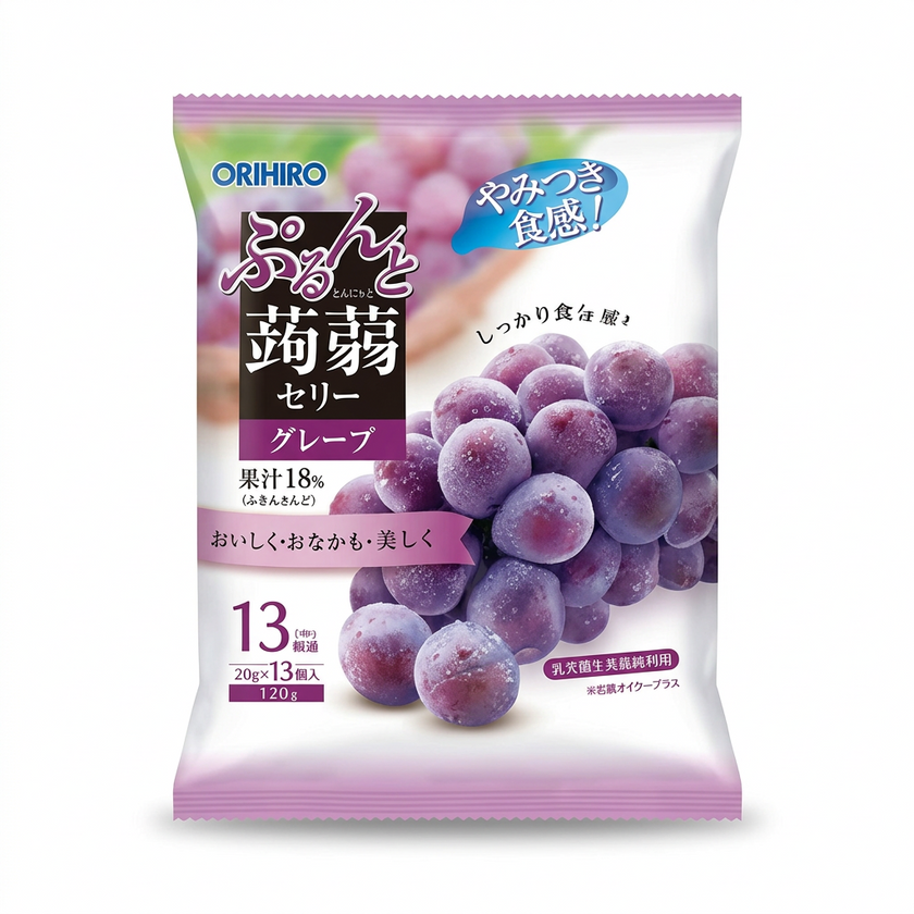 ぷるんと蒟蒻ゼリー ぶどう