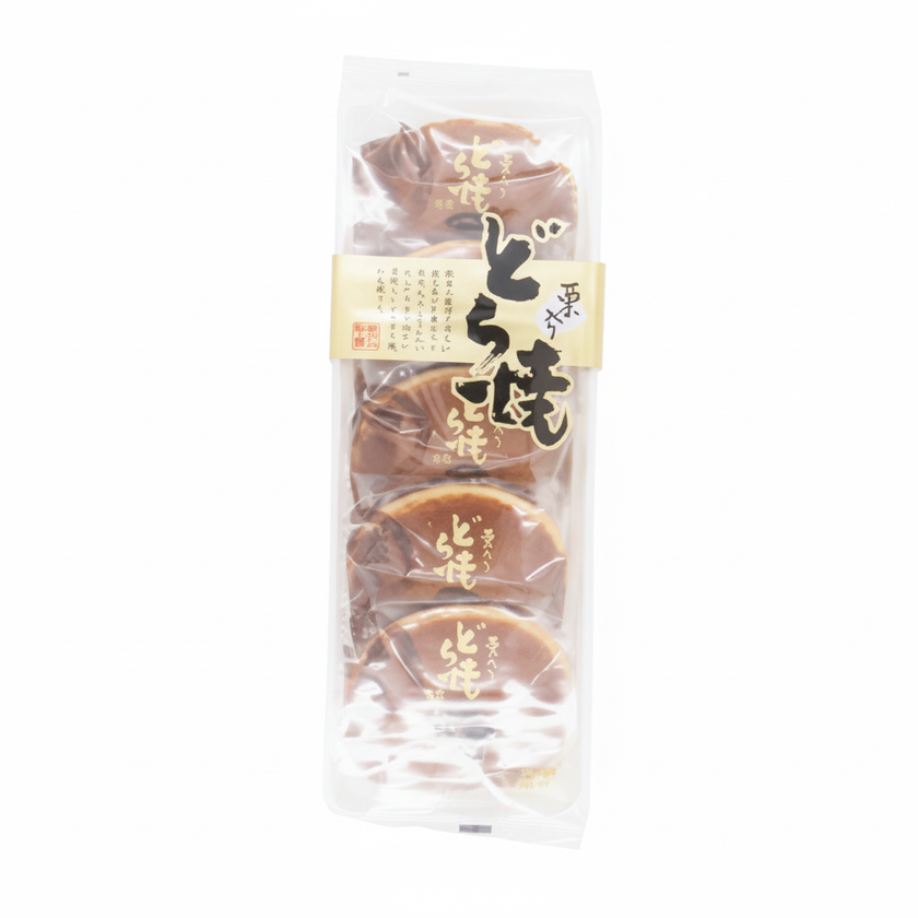 Kuri Iri Dorayaki (Red Bean Paste Sandwiched by Japanese Pancake with Chestnuts)