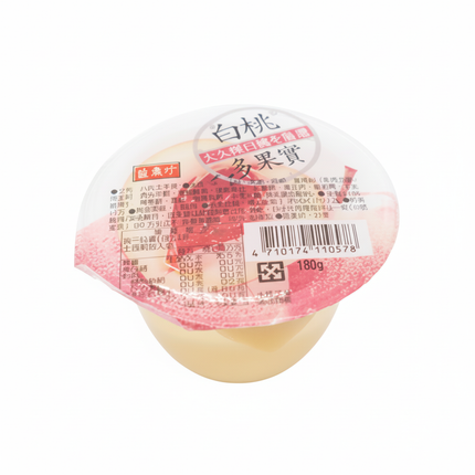 Fruit Jelly White Peach 180g