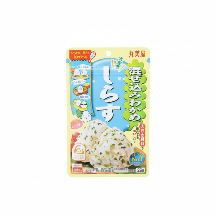 Mazekomi Wakame Shirasu (Rice Seasoning with Wakame Seaweed & Whitebait)