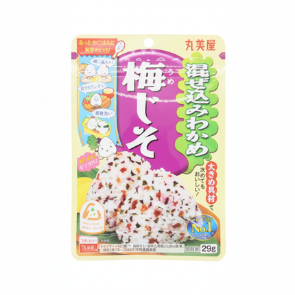 Mazekomi Wakame Umejiso (Rice Seasoning with Wakame Seaweed & Plum)
