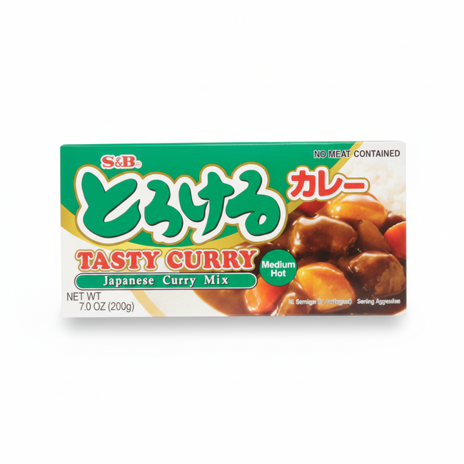 Torokeru Curry Chukara (Curry Roux Medium Hot) 200g