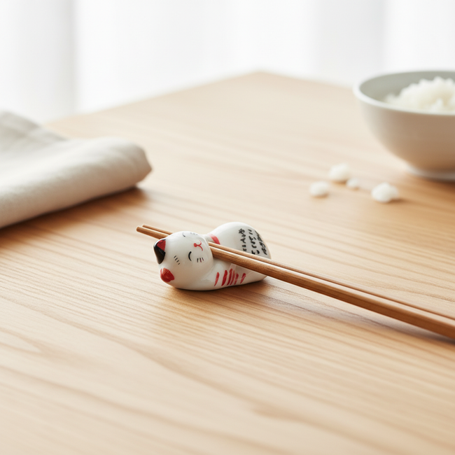 招き猫の箸置き