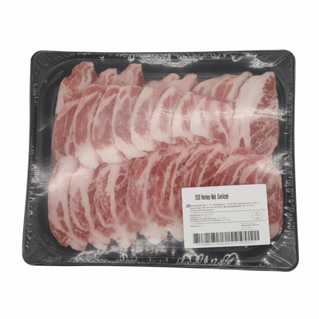 Iberico Varken Nek gesneden 3mm 500g