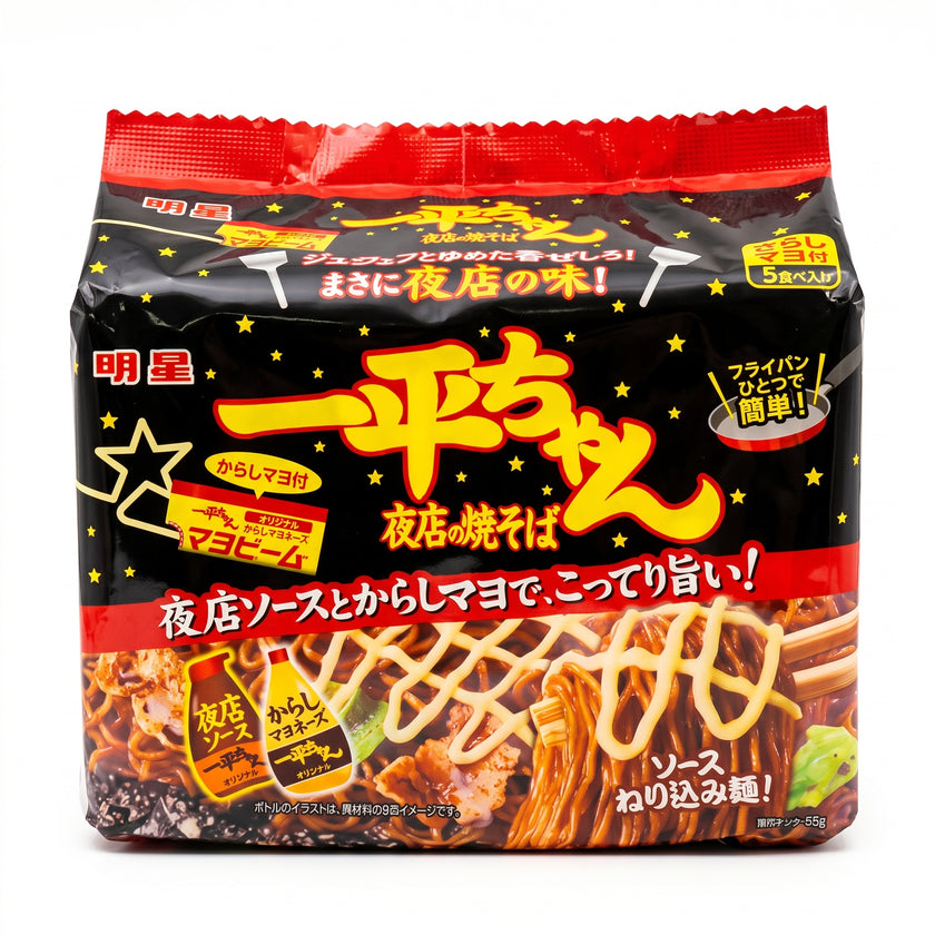 Ippei Chan Yomise No Yakisoba Karashi Mayo Tsuki 5P