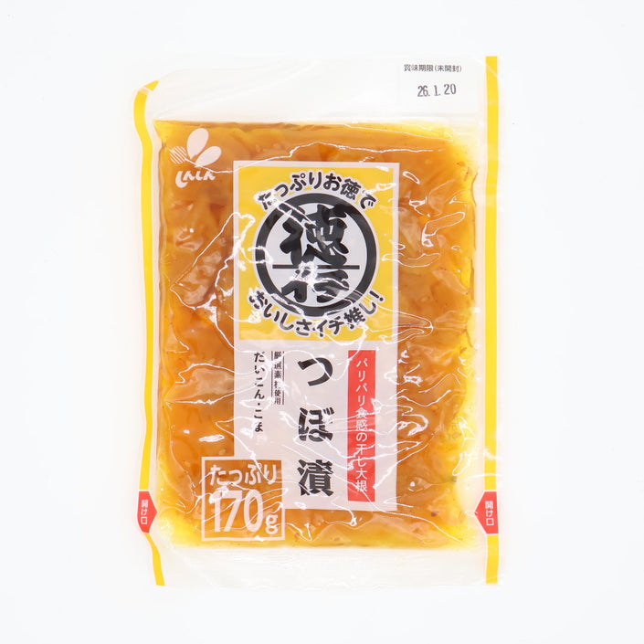 Toku Ichi Tsubozuke (Pickeled Radish with Soy Sauce Flavor)