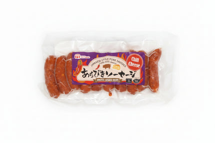 Arabiki Pork Sausages with Chili cheese
