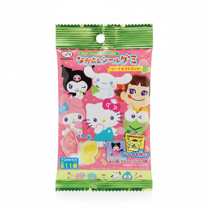 Sanrio Characters Sticker Gummy (Grape Flavor)