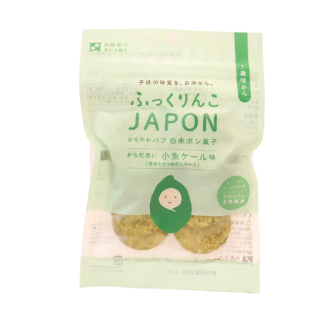 Fukkunrinko JAPON Rice Snacks (Small Fish & Kale)
