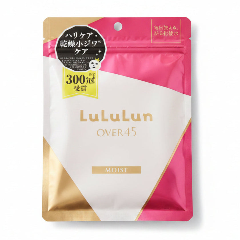 LuLuLun OVER45 Camellia Pink Moist Face Mask