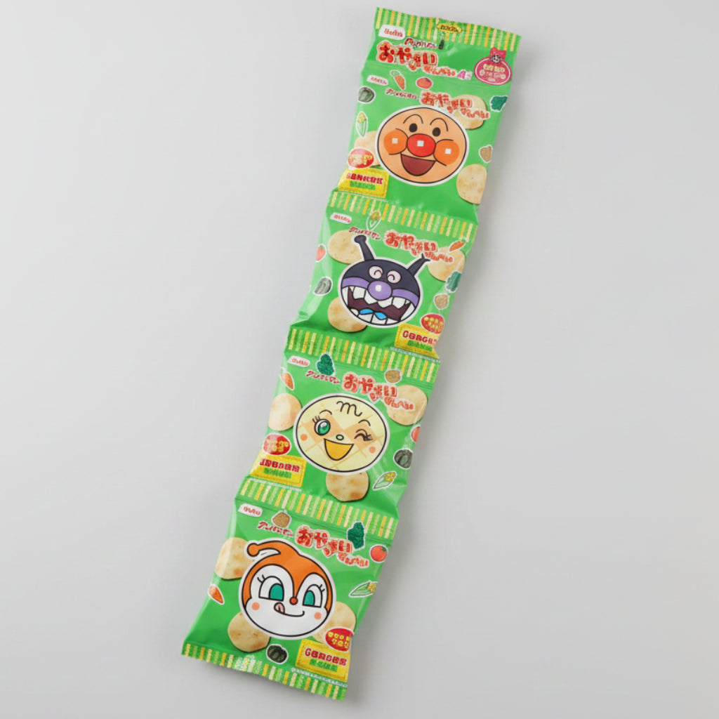 Anpanman Vegetable Rice Crackers 4-Pack