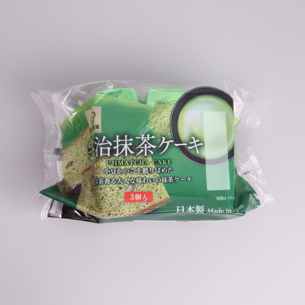 Sakuraseika Uji-Matcha Cake 3pcs