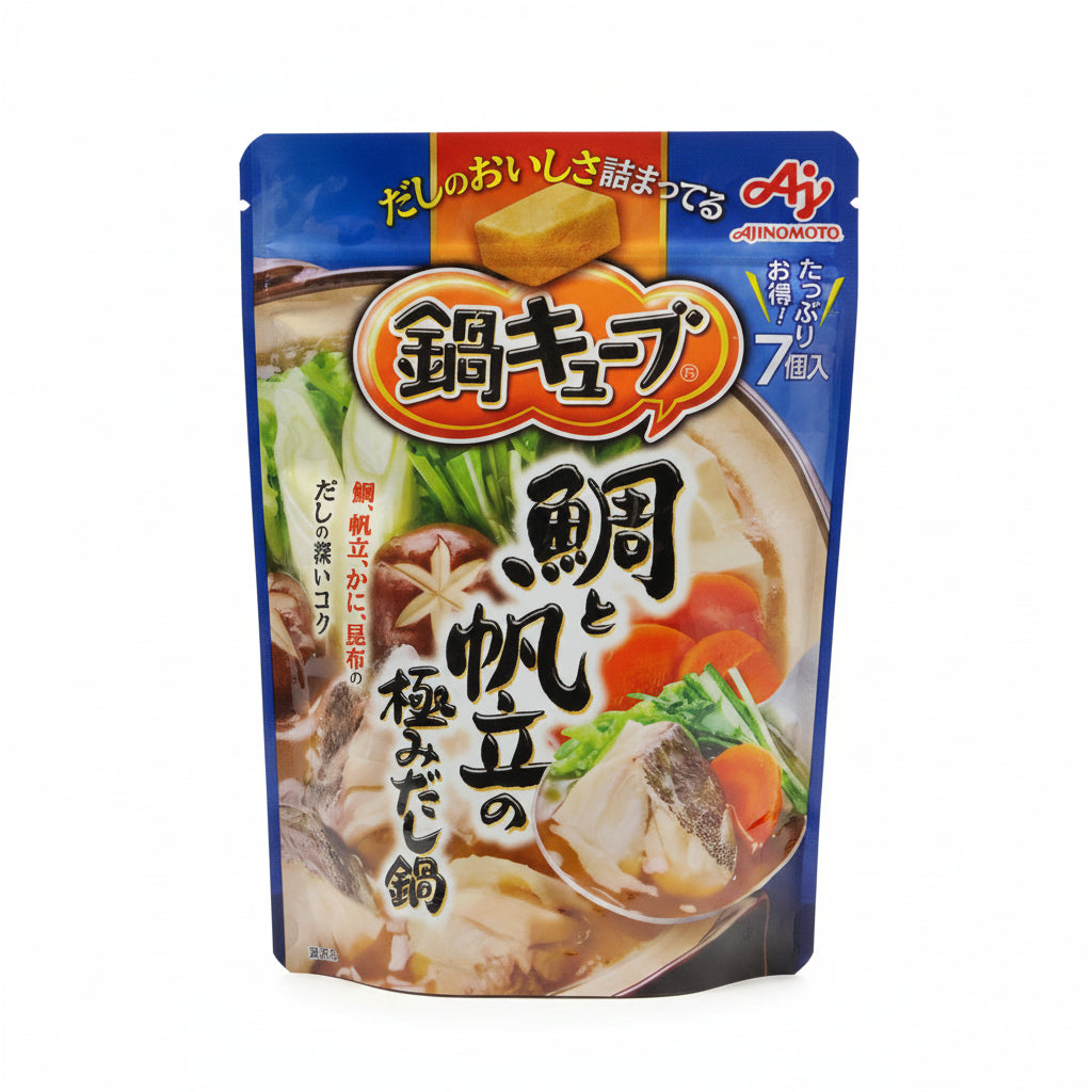 Nabe Cube Tai To Hotate No Kiwami Dashi Nabe (Red Snapper & Scallops Based Soup Stock for Hot Pot)