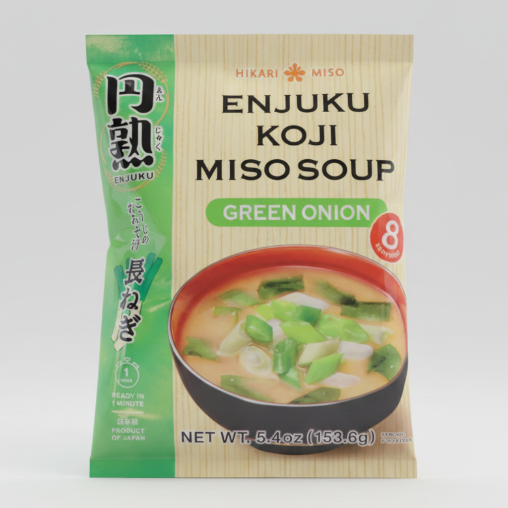 Enjuku Koji Miso Soup  – Green Onion (8-pack)