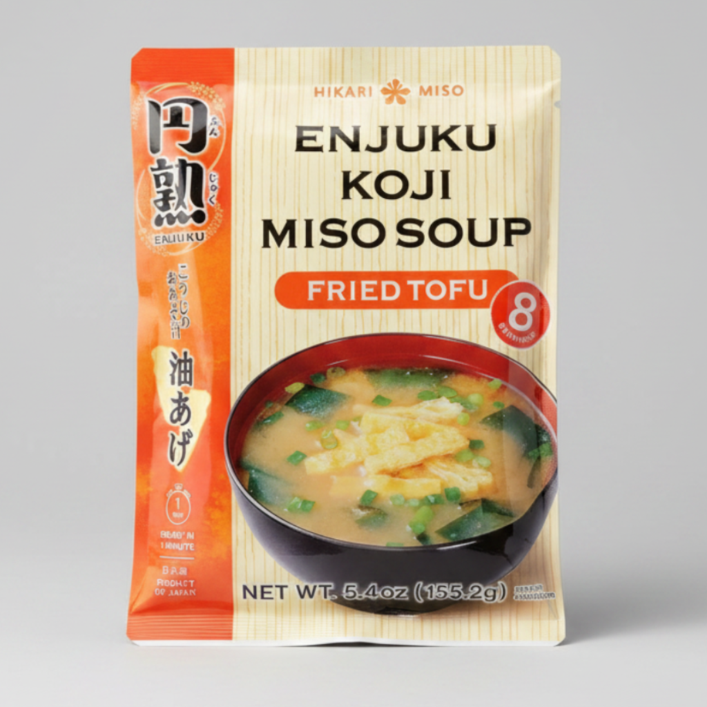 Enjuku Koji Miso Soup – Fried Tofu (8-pack)