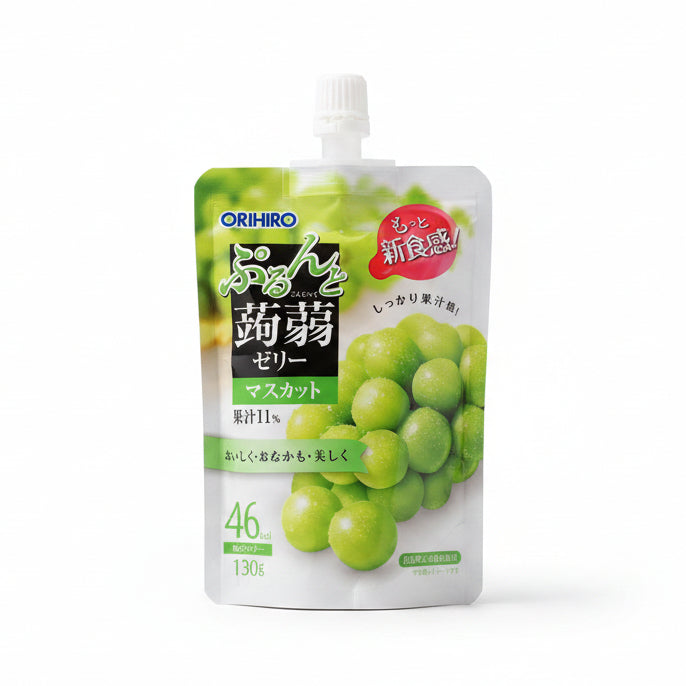 Orihiro Purunto Konnyaku Jelly Muscat 130g Pouch