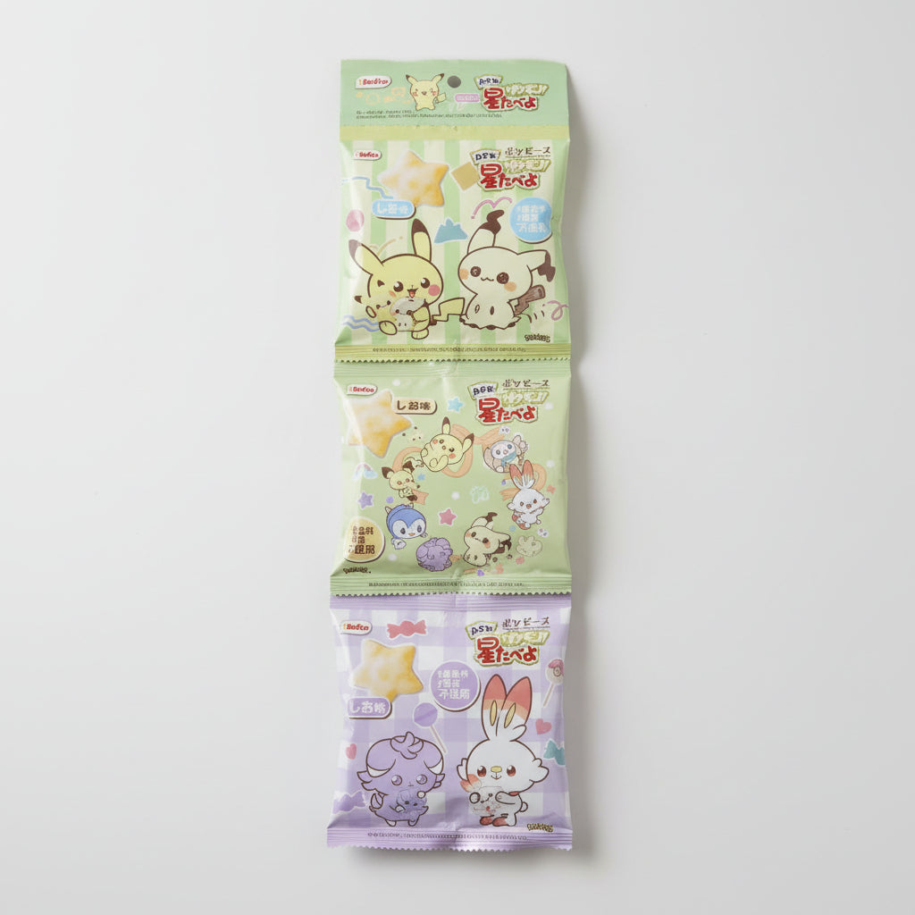 Pokepiece Little Star Rice Cracker Snack