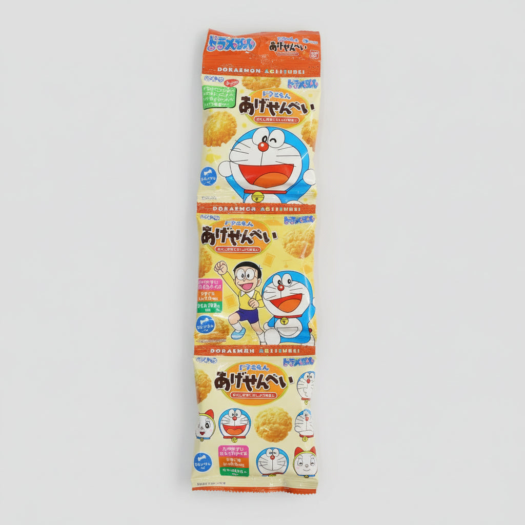 Bonchi Doraemon Age Senbei Rice Cracker 3-pack