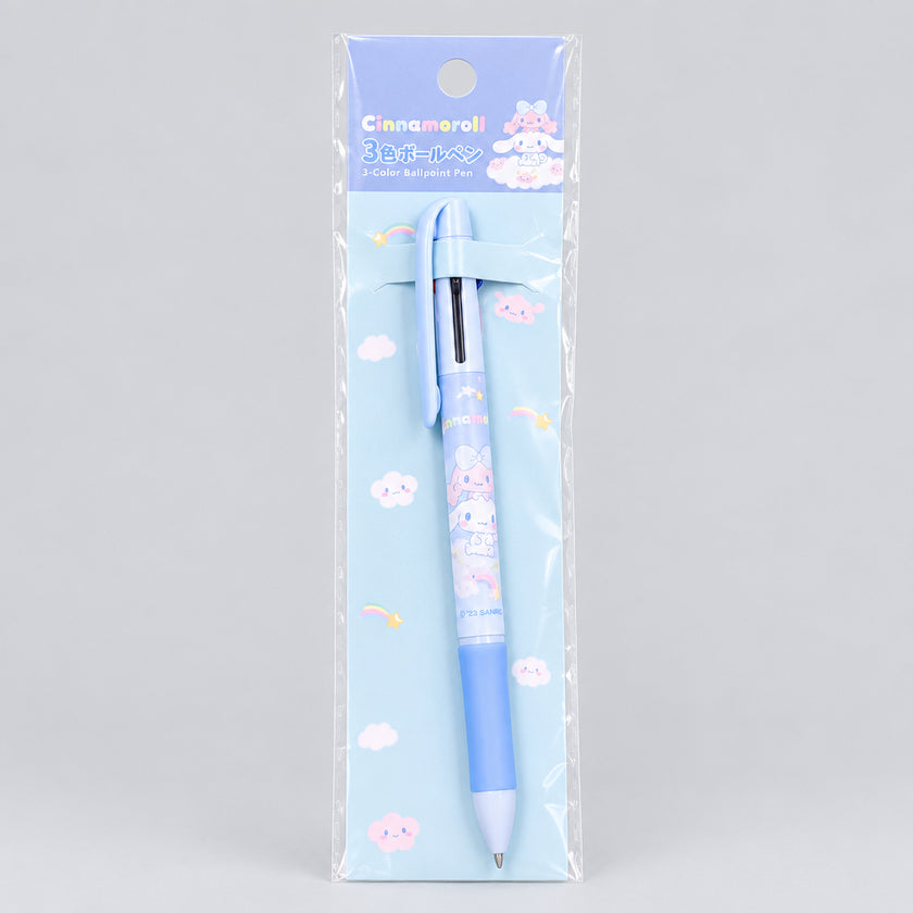 Sanrio 3-Colour Ballpoint Pen Cinnamoroll 0.7mm