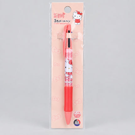 Sanrio 3-Colour Ballpoint Pen Hello Kitty 0.7mm