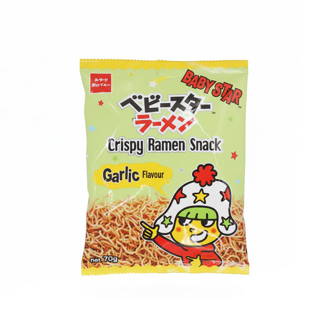 Baby Star Crispy Ramen snack Garic