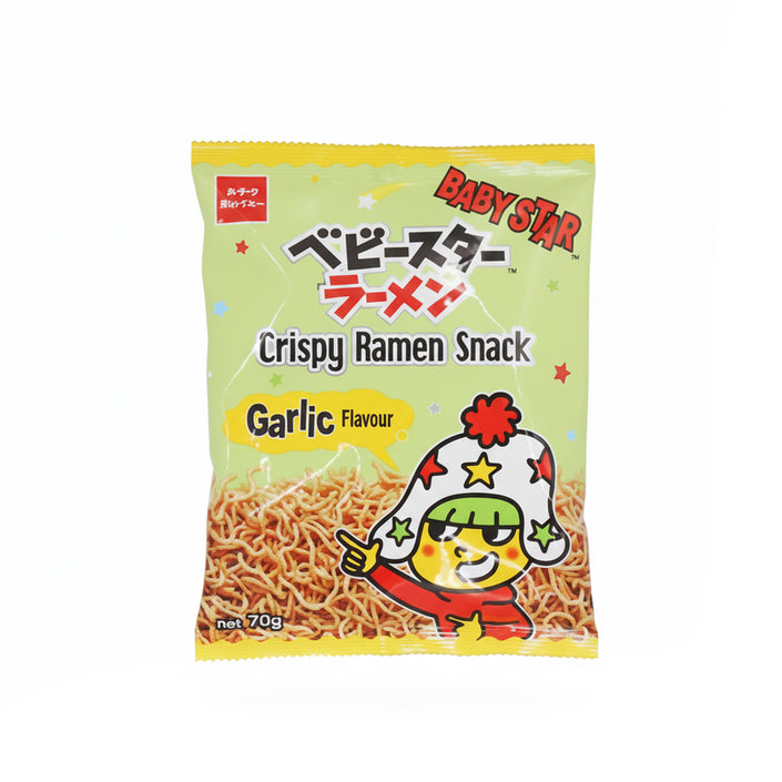 Baby Star Crispy Ramen snack Garic