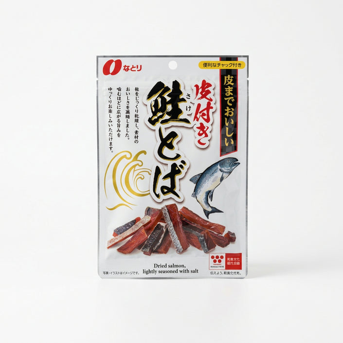 なとり 皮付き鮭とば 28g